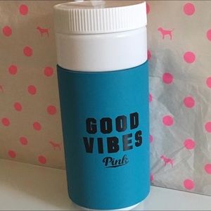 Victoria’s Secret pink water bottle coozie